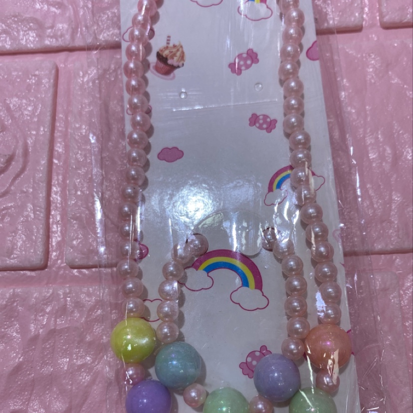 Children's Pearl necklace AB bead necklace bracelet set Application Scenario