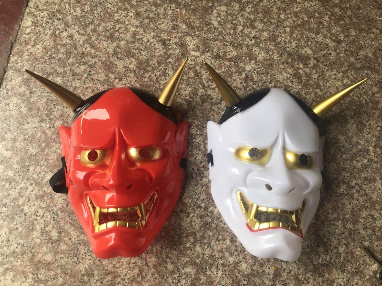 Halloween Ghost Festival Lanling King Mask details Picture