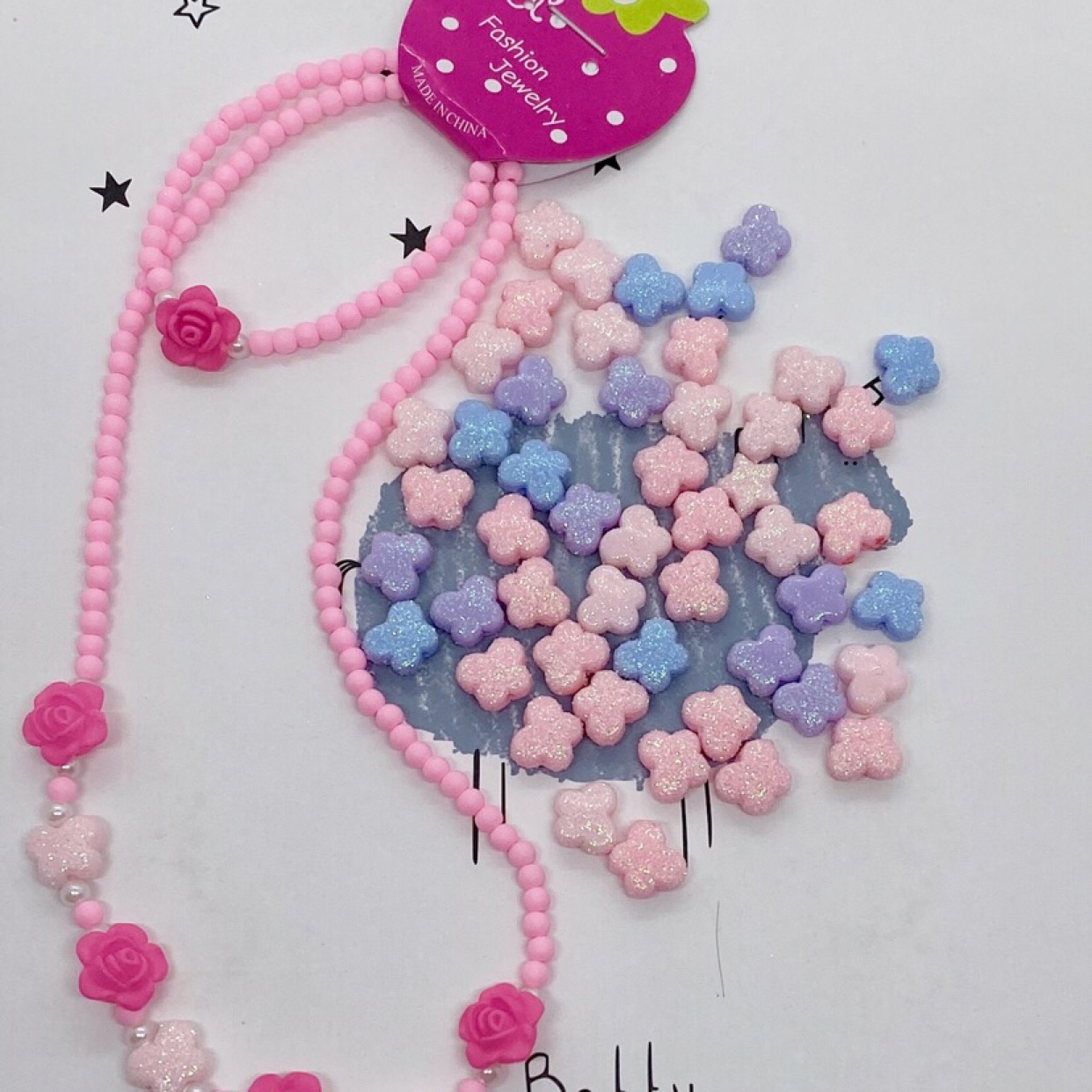 竖孔葱粉小蝴蝶(423#)细节图