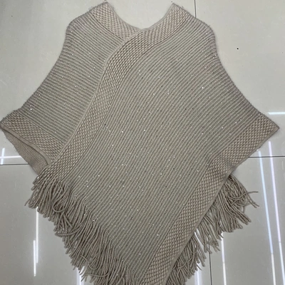 Corn-Threaded Sequin Shawls For Ladies Go With Everything