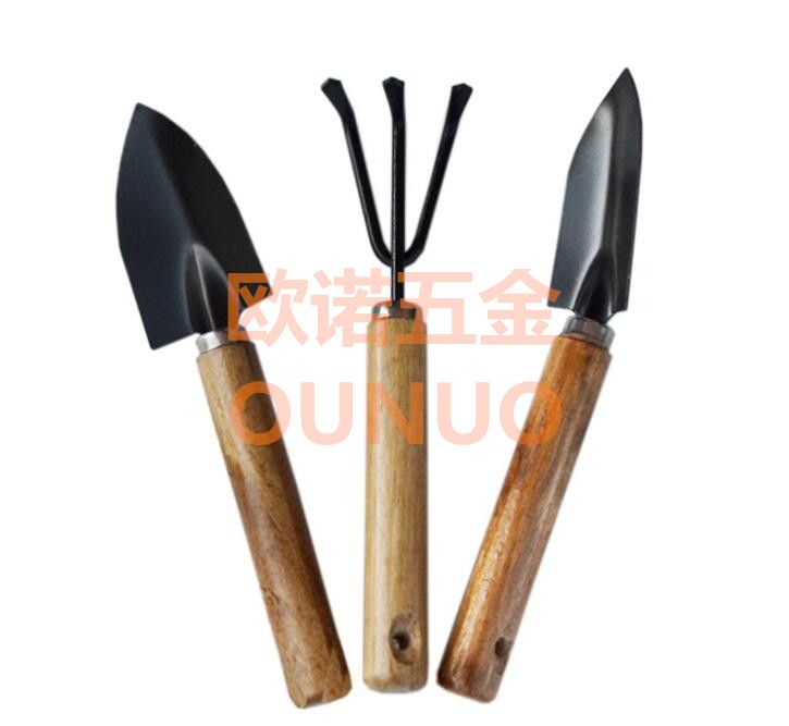 园艺园林工具套装花园家用松土种菜多肉不锈钢铝合金小铲耙子锄头详情图3