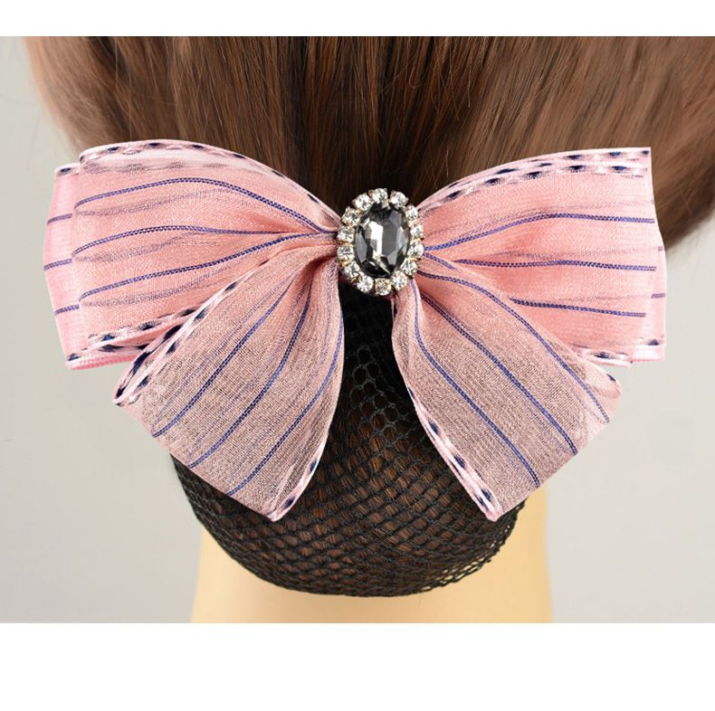 The new nurse's headpiece is exquisite. The professional bun with a net pocket at work is simple. The flight attendant's lace is high-end, elegant and fresh Item Picture