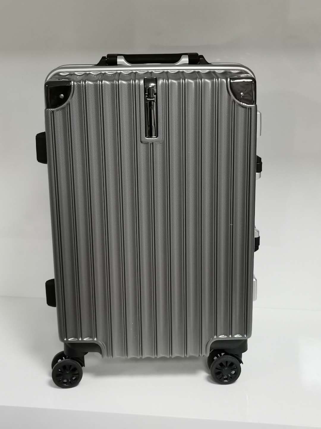 Kangaroo Q025# suitcase, 20-inch and 24-inch complete set of aluminum frame universal wheels, alloy silent wheels, business and leisure carry-on suitcase, student suitcase details Picture