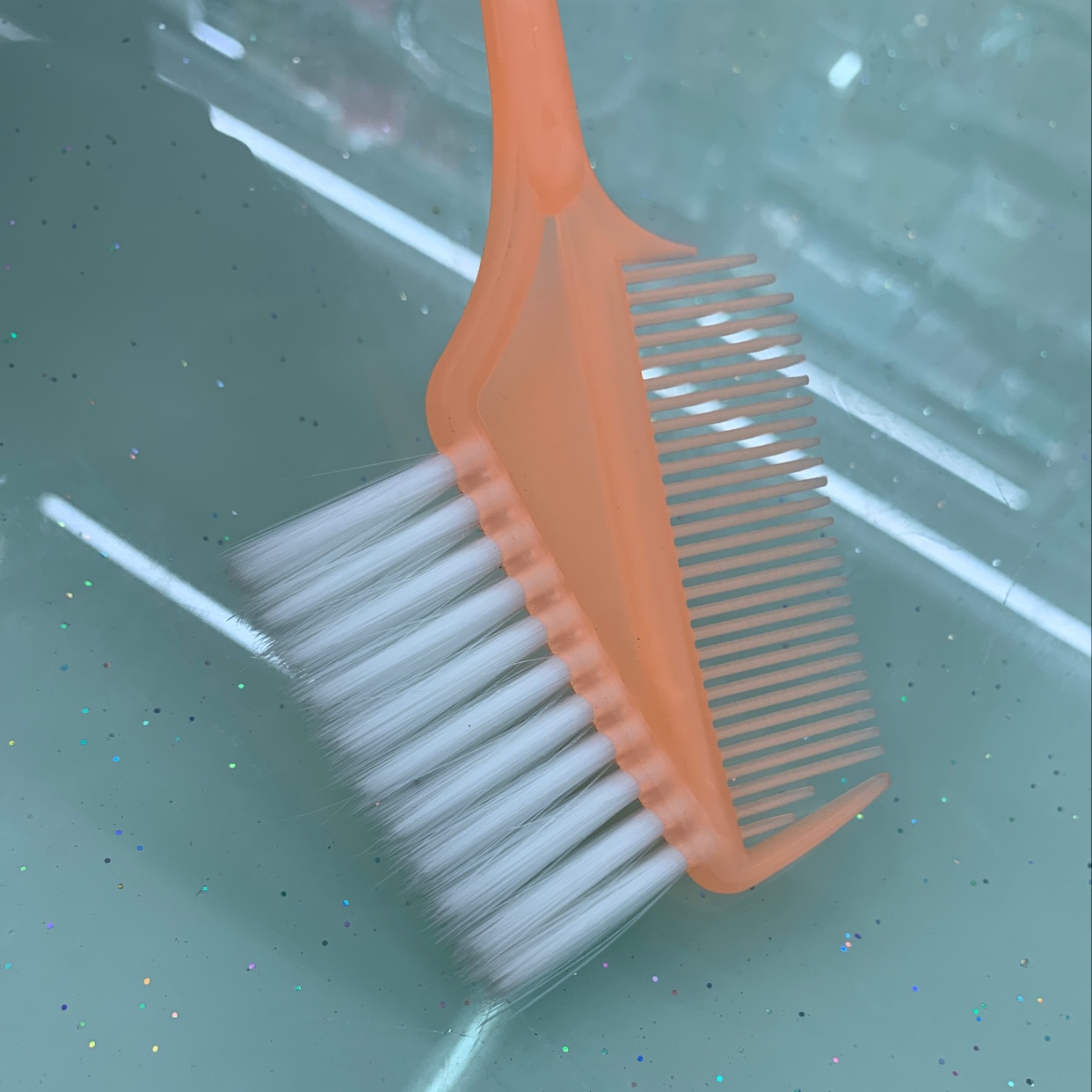 YB-401 mixed-color white hair dye brush double-headed factory direct sales and wholesale Specification image