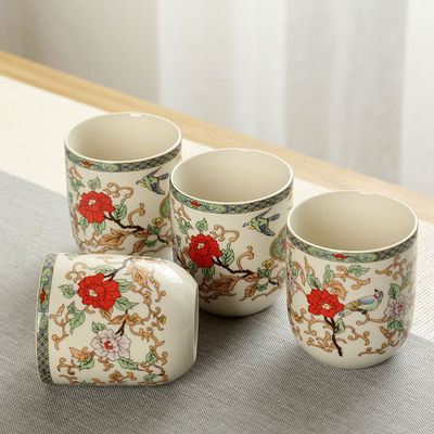 Kunkun Ceramics Ceramic Blue and White large-capacity Tea cups, Gongfu tea sets, simple Japanese tea brewing cups for home use, tasting cups, master cups 005 detail image 3