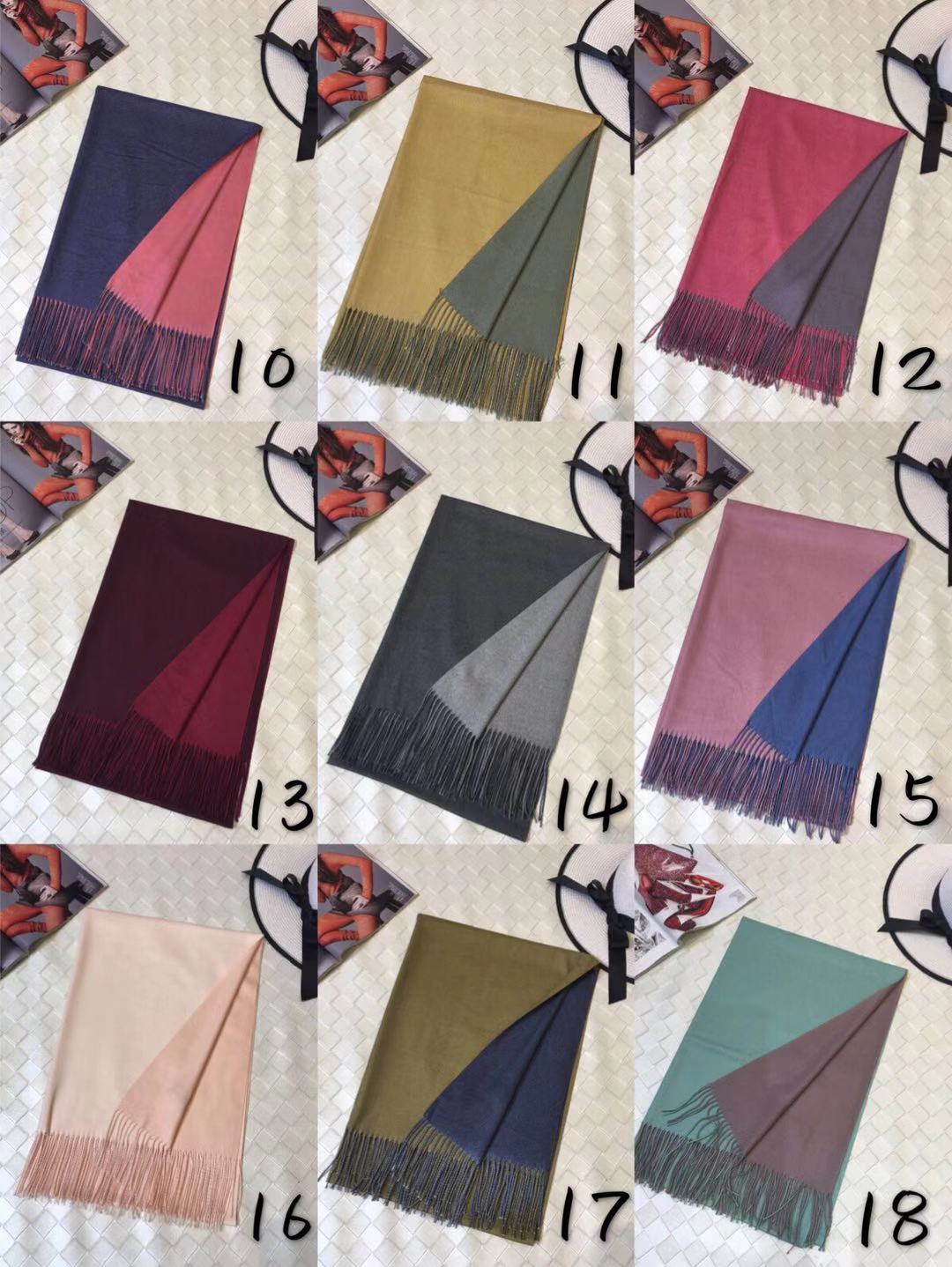 Temperament fashion monochrome long scarf thumbnail
