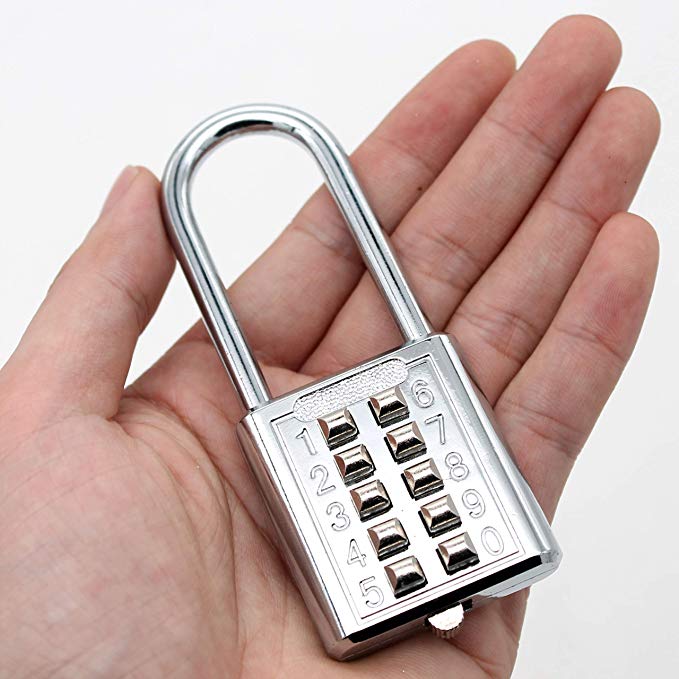 CH-602-L Long beam large key padlock detail image 3