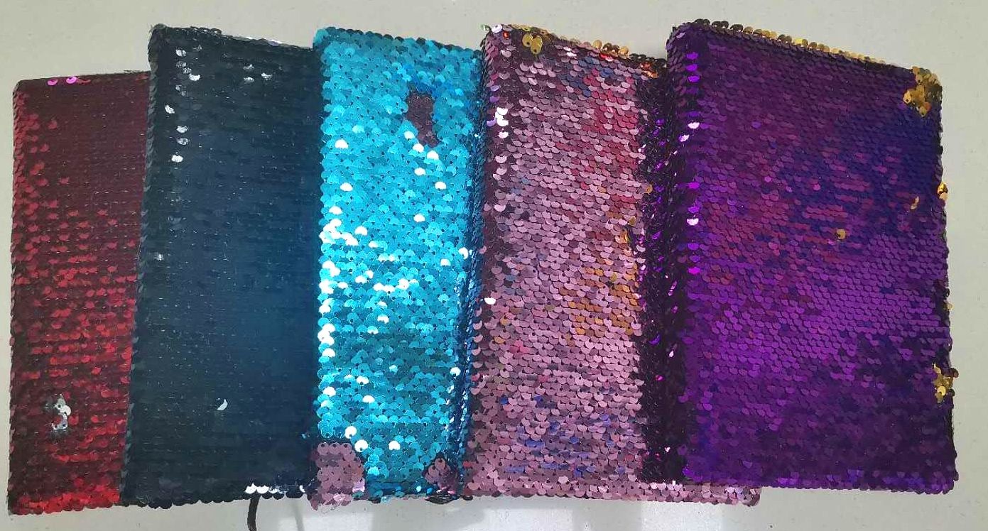 Sequin notebook notepad