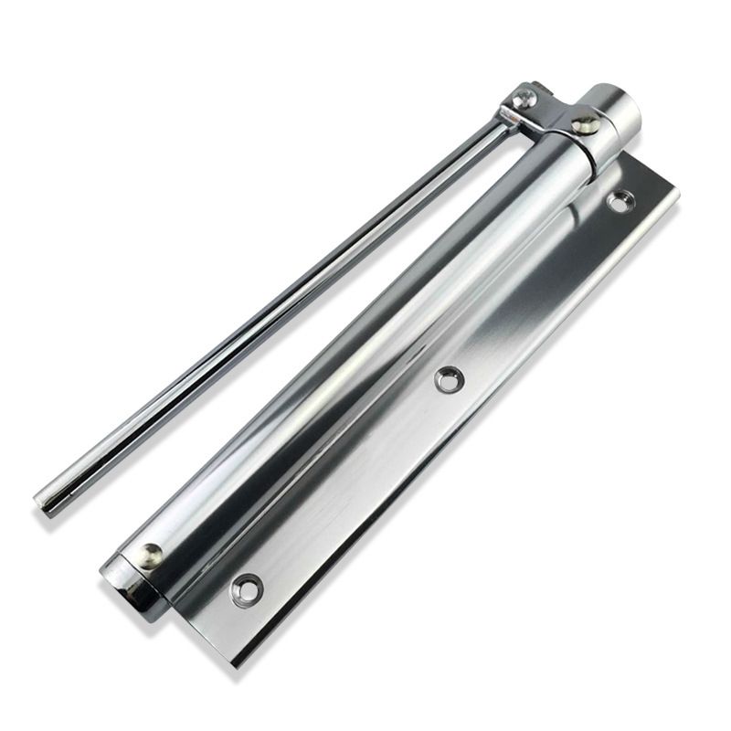 Household automatic door close simple spring silent rebound light closure invisible door hinge aluminum light closure full figure