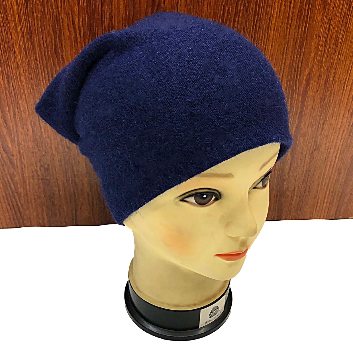 羊绒针织单色超软套头帽男女通用详情图4