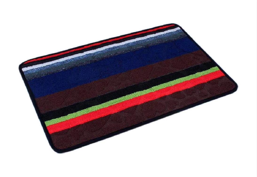 PVC colored ring embossed carpet details Picture