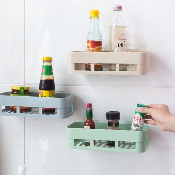 Bathroom wall-mounted shelf non-punch non-mark suction wall storage shelf toiletries toilet toilet storage rack thumbnail