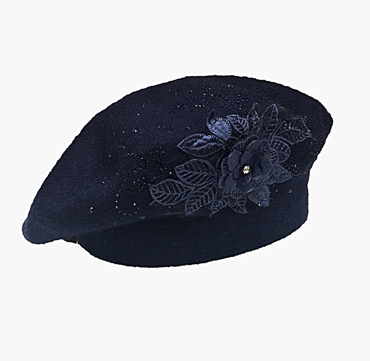 New Year's hot New Year's hand-knitted fashionable beret made of sheepskin, warm, comfortable and versatile professional hat for women in winter undefined