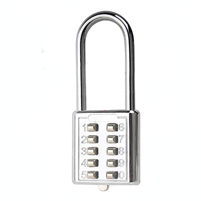 CH-602-L Long beam large key padlock detail image 1