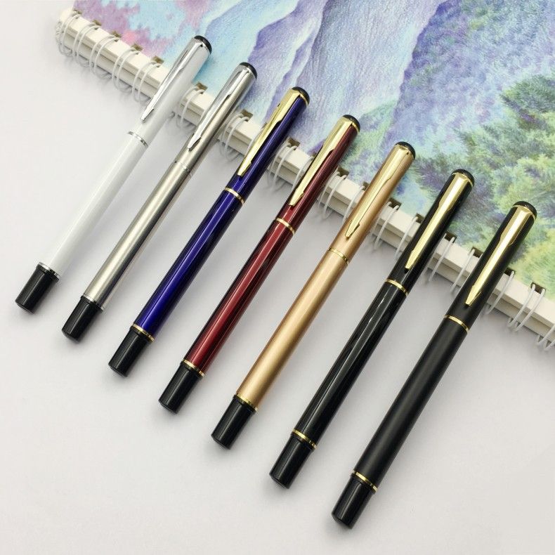 Factory direct sales of metal signature pens, socket advertising pens, customized ballpoint pens, wholesale metal pens, and logo printing