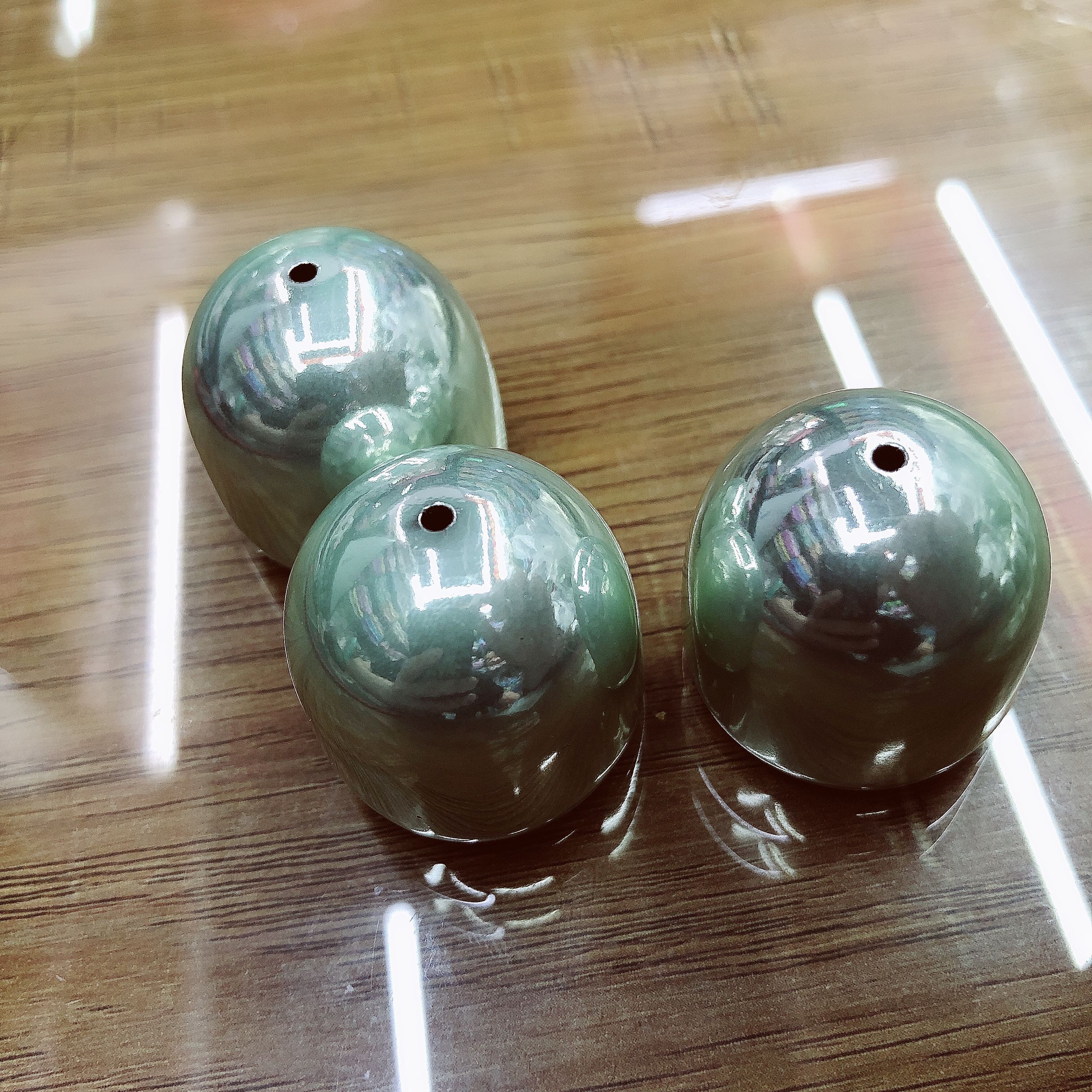 Factory direct selling bell cup touch light green small bell accessories daily hanging ornaments Yunnan arts and crafts tourism gifts thumbnail