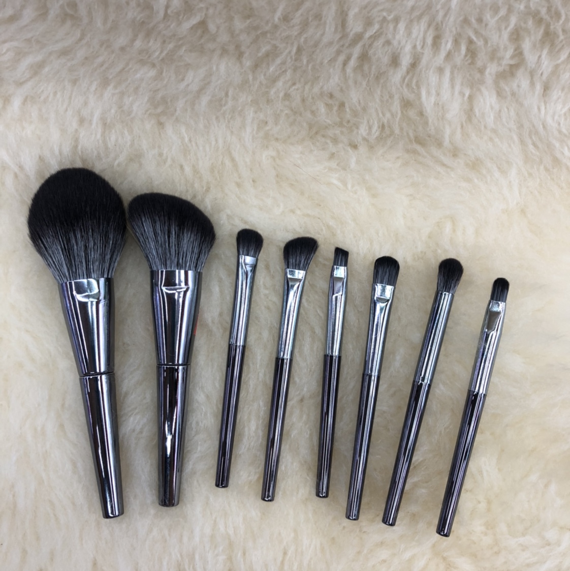 Eight makeup brushes thumbnail