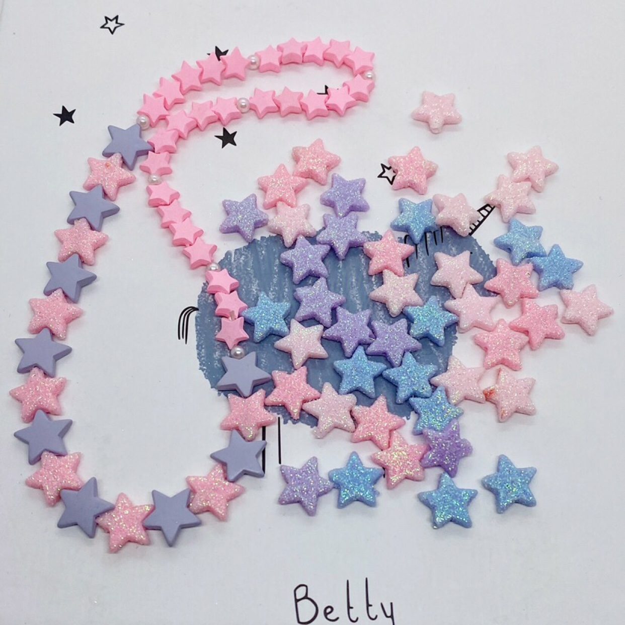 葱粉五角星(524#)