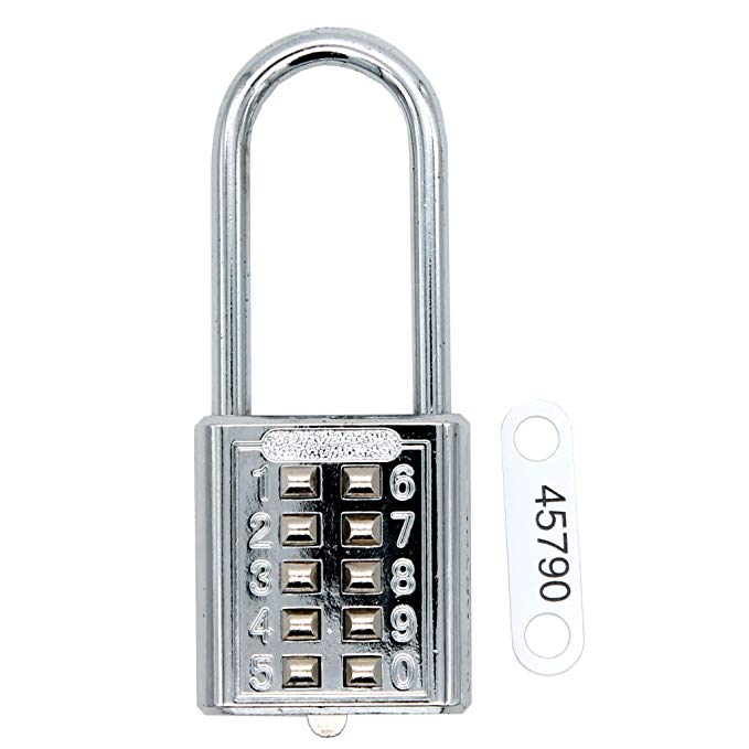 CH-602-L Long beam large key padlock detail image 2