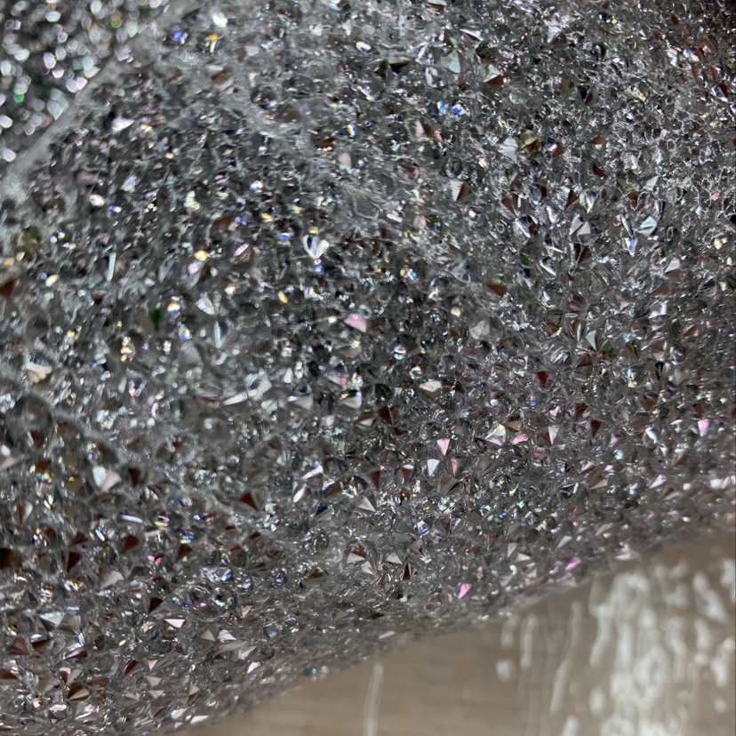 银色树脂钻贴细节图