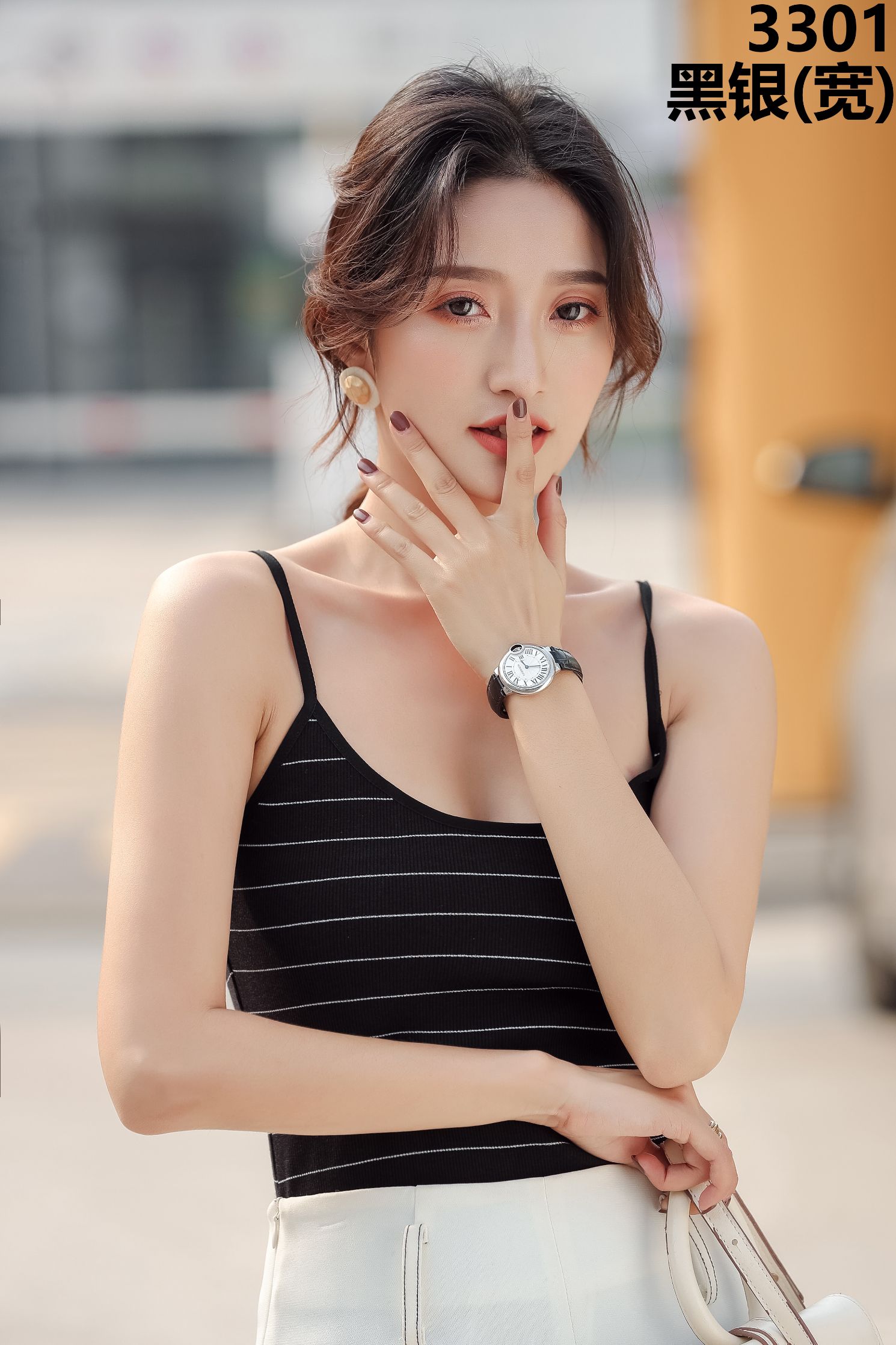 White Cotton Camisole Female Summer Inside To Wear Out Of The Tide Black Big Size Inside To Wear H Word Sleeveless Top Female
