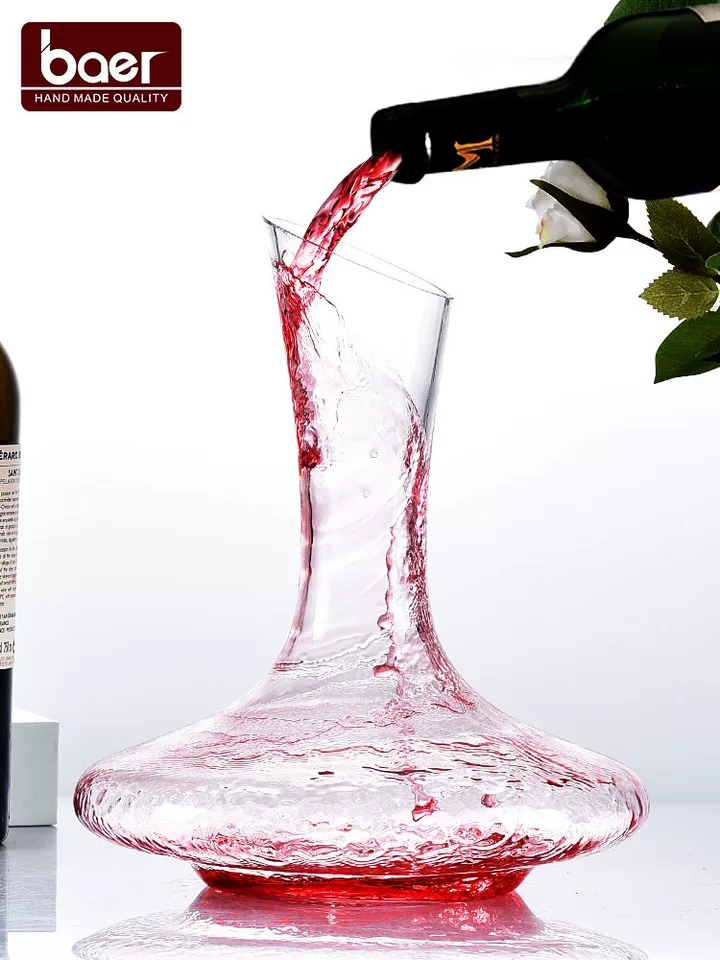 Hand-made decanter wine bottle with individual creativity and quick decanter crystal wine bottle thumbnail