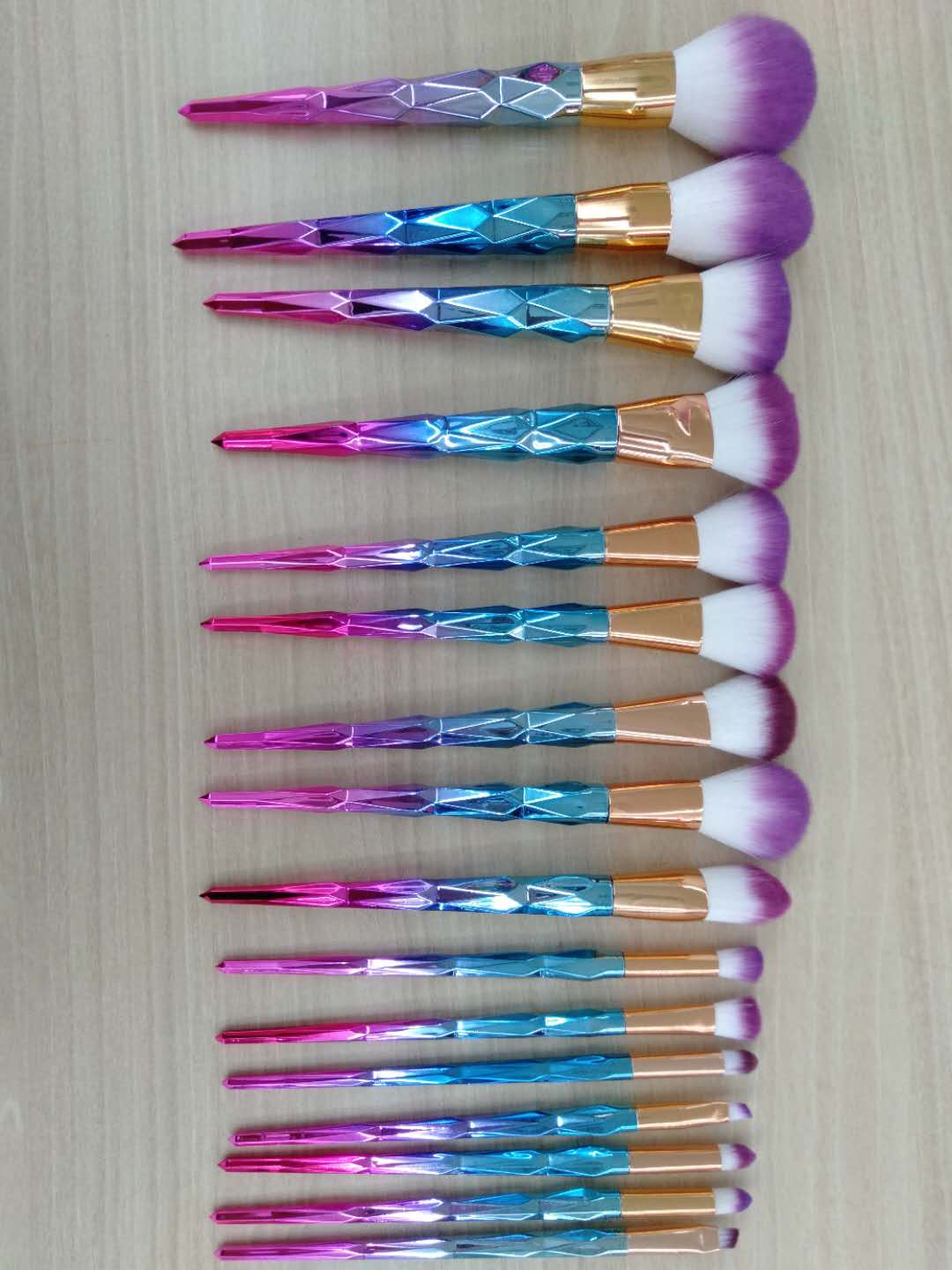 16 sets of blush brush powder paint highlighter brush, eyebrow brush