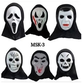 万圣节鬼节pvc加布面具图