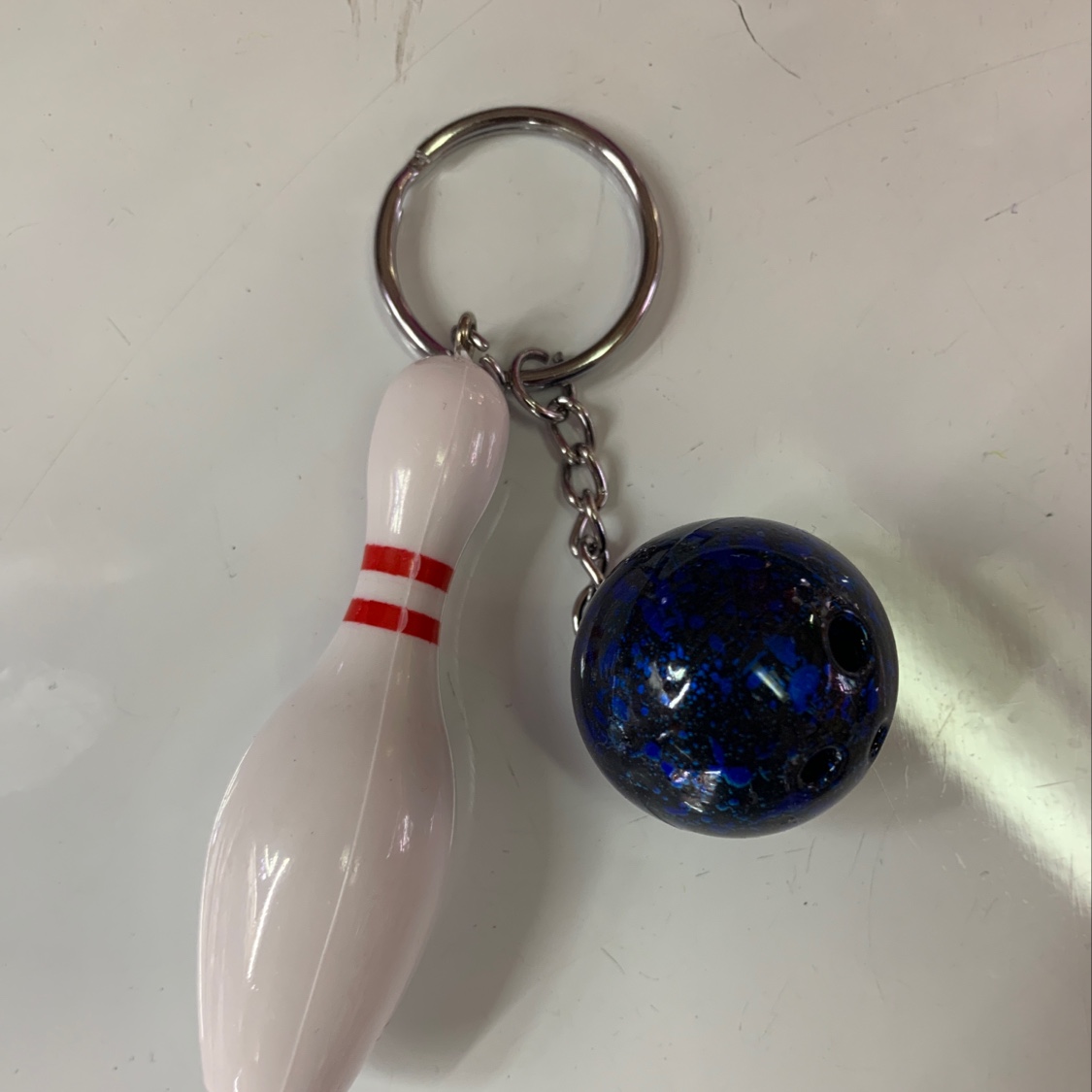 保龄球挂件，可以挑颜色细节图