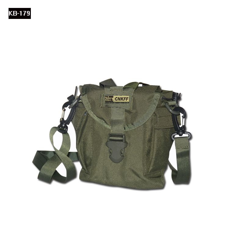 军色水壶包战术单肩挂包