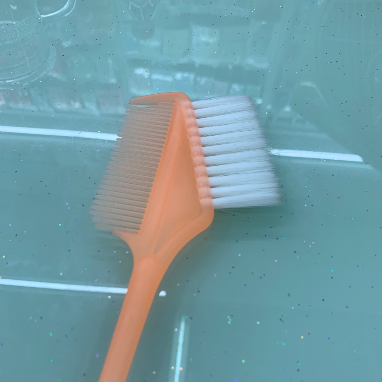 YB-401 mixed-color white hair dye brush double-headed factory direct sales and wholesale details Picture