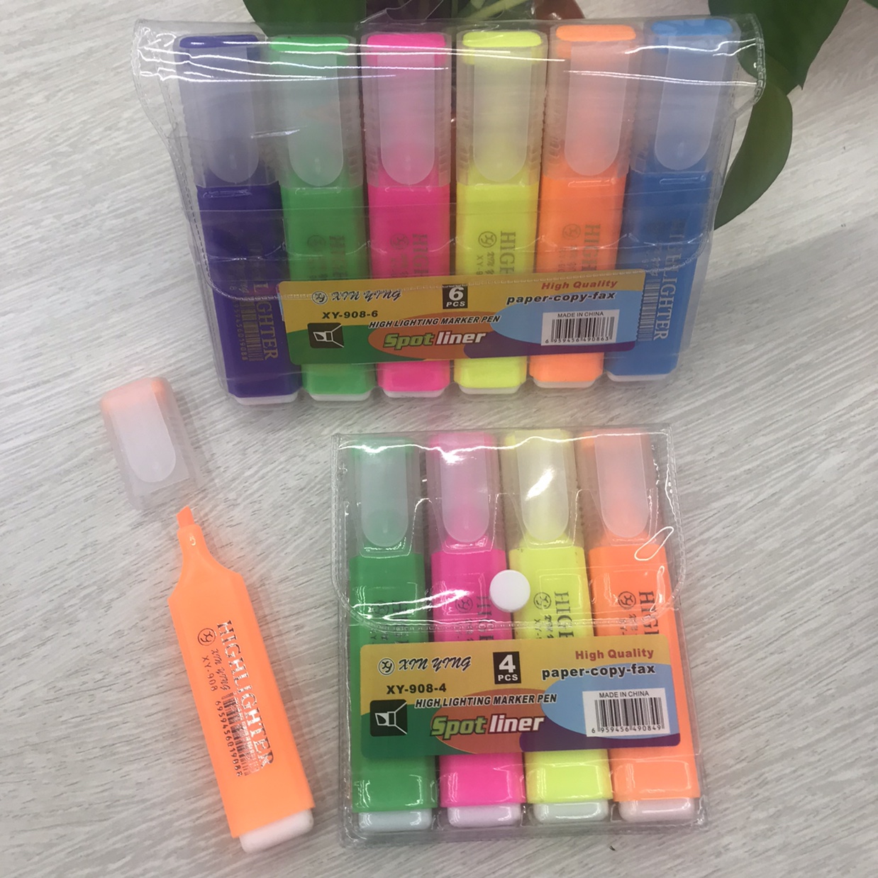 Highlighter set 4 colors 6 colors new Xy-908