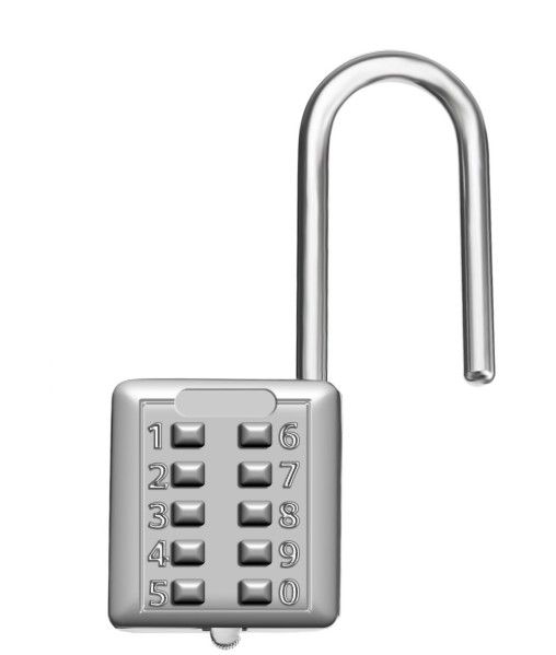 CH-602-L Long beam large key padlock