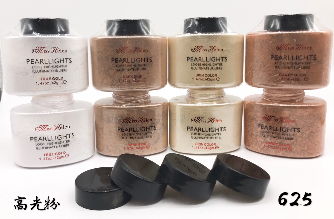 Four-color highlighter powder