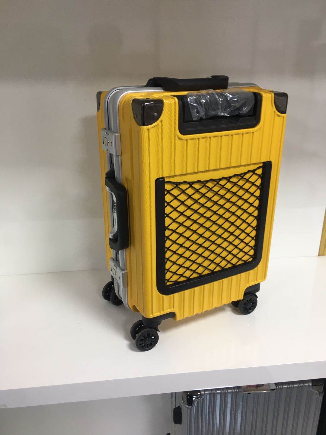 Kangaroo Q025# suitcase, 20-inch and 24-inch complete set of aluminum frame universal wheels, alloy silent wheels, business and leisure carry-on suitcase, student suitcase undefined