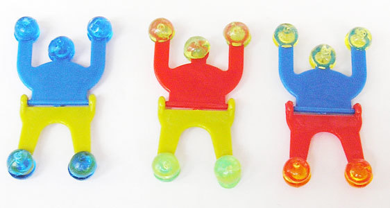Soft glue toy 5 cm wall climber