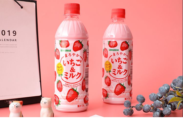 三佳利草莓味饮料500ml详情图1
