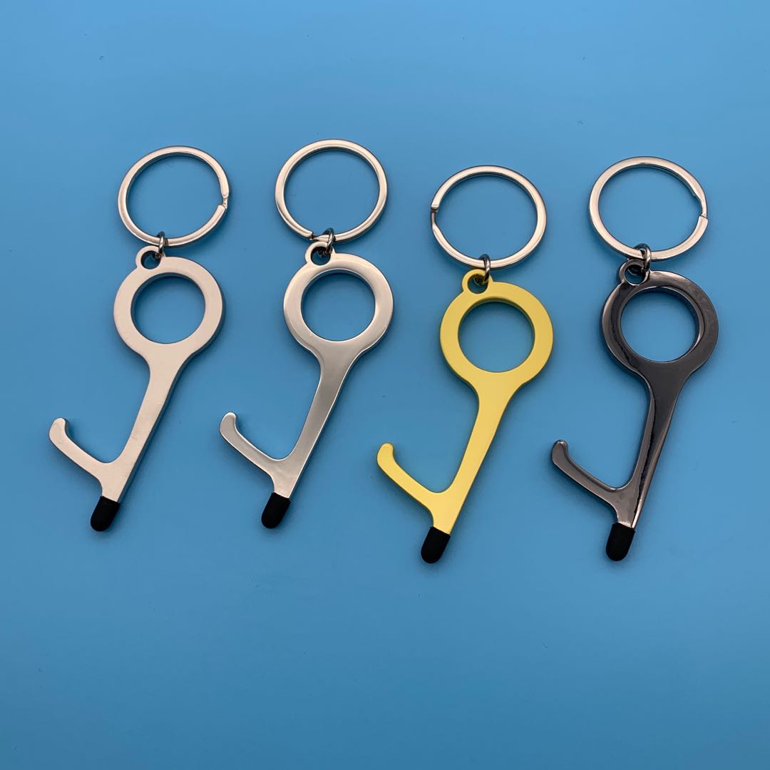 Swiping contactless keychain details Picture