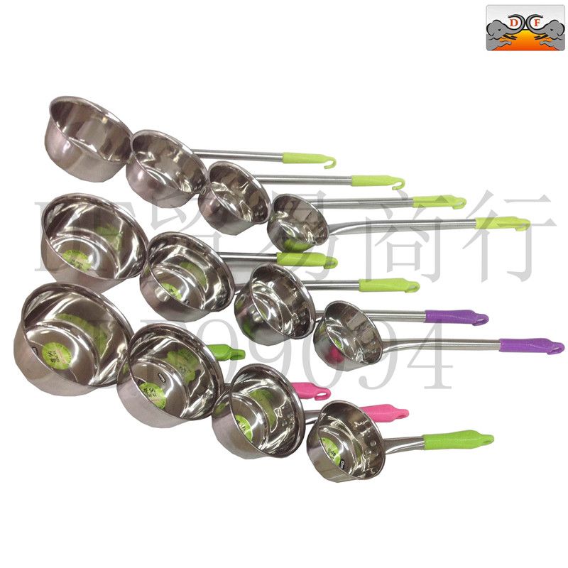 DF99094 Korean Water ladle Stainless steel water ladle Stainless steel water ladle Kitchen ladle with hook DF TRADING HOUSE