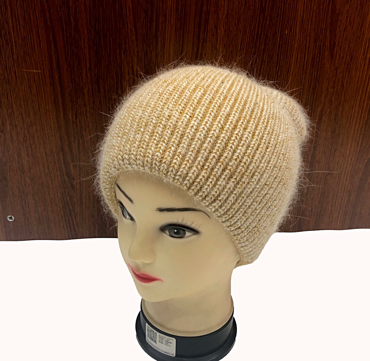 Double - layer ski cap with angolan rabbit hair thickened is available for both men and women thumbnail