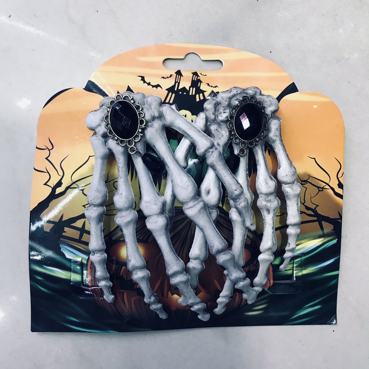 Halloween Ghost Festival Ball Ghost Hand Hairpin details Picture