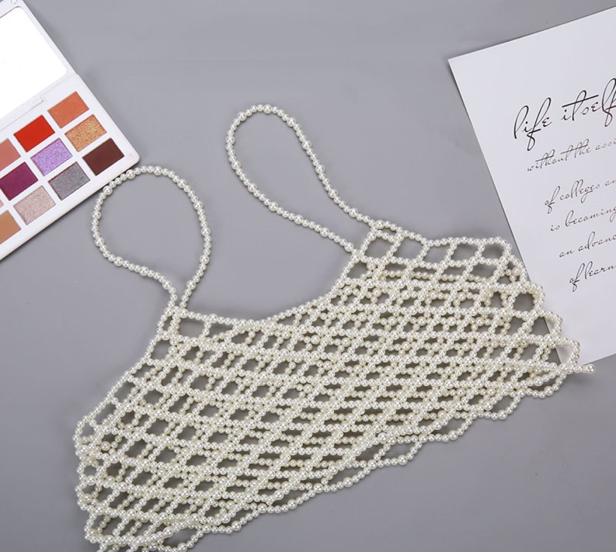 大海螺/派对儿童蝴蝶翅膀/珍珠/玉葫芦项链白底实物图