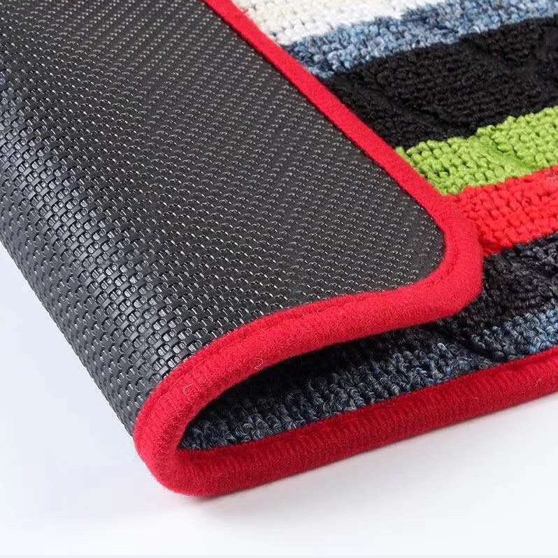 PVC colored ring embossed carpet Item Picture