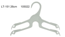Lt-151 full-plastic hangers Plastic hangers clothing accessories hangers double hangers 26cm children hangers