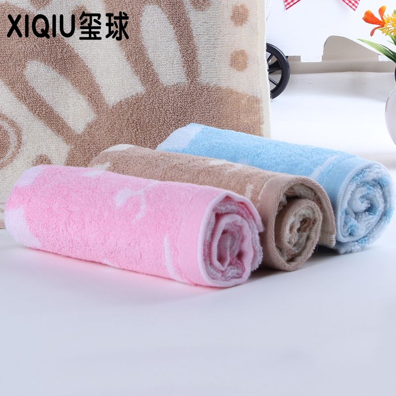 Cotton cartoon children towel lift rabbit children towel seal ball towel