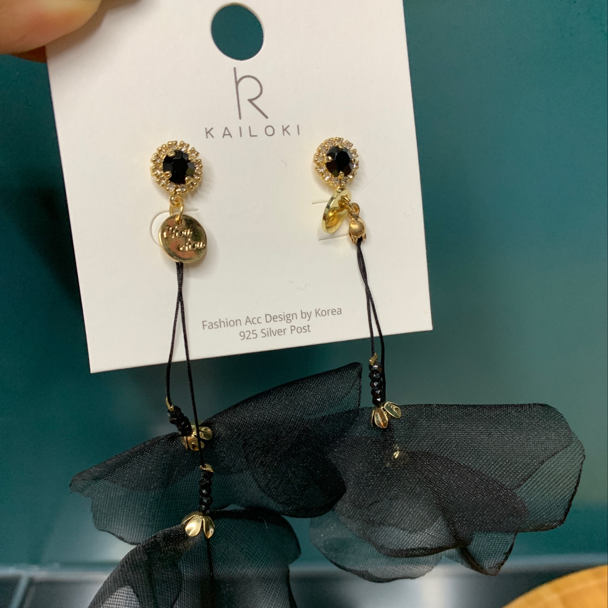 饰品/耳环/耳饰/米珠耳环/编织水晶耳钉细节图