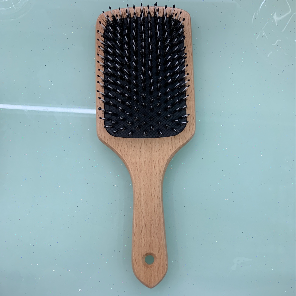 905 Beech wood with pig mane big board comb