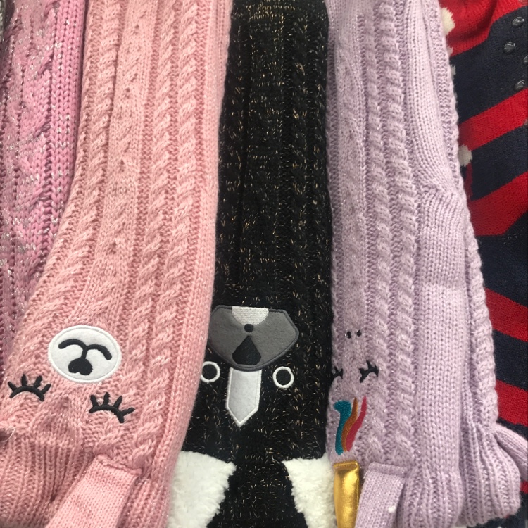 毛线加绒加厚保暖祙图