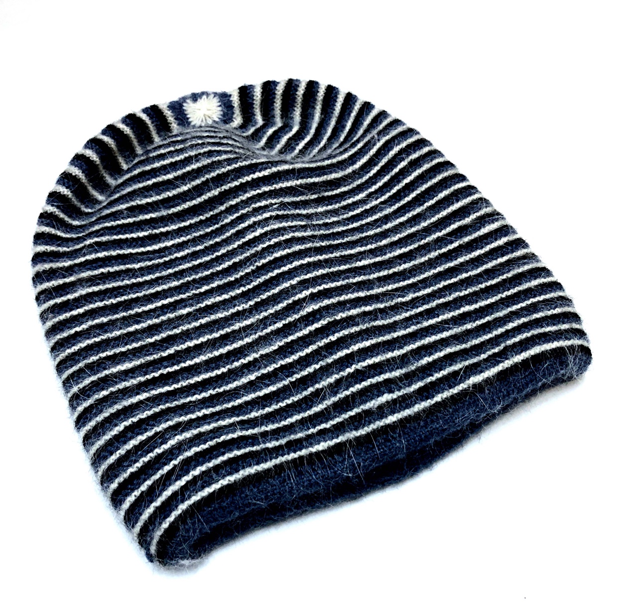 Horse pattern Angora rabbit fur men's Beret hat, woolen hat, grandpa and grandma hats, fashionable one-piece hat undefined