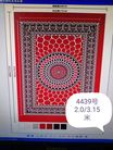 外贸伊斯兰地毯礼拜毯新款2m×3m红色